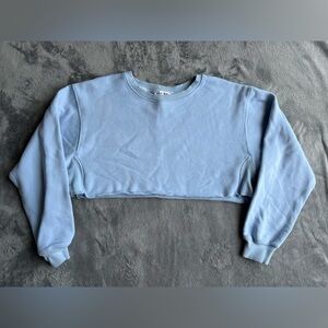 Cropped crewneck